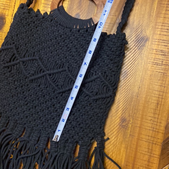Danielle Nicole Macrame Crossbody Bag - Picture 12 of 12